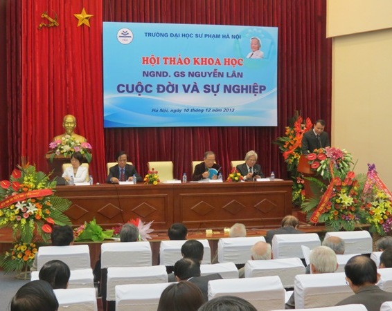 Hội thảo khoa học NGND GS Nguyễn Lân – Cuộc đời và sự nghiệp